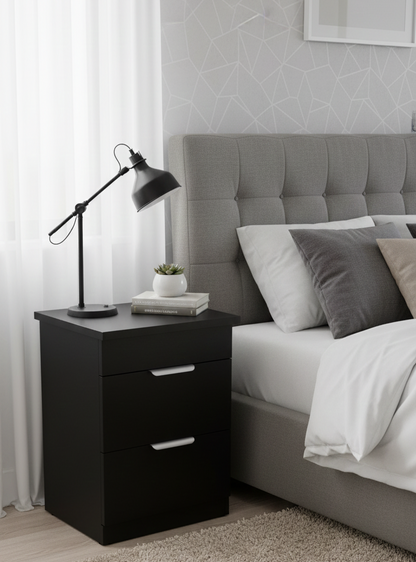 Le Chevet Secret - ( MDF )Table de Nuit avec Un COFFRE FORT 🔒 38/35/50 cm