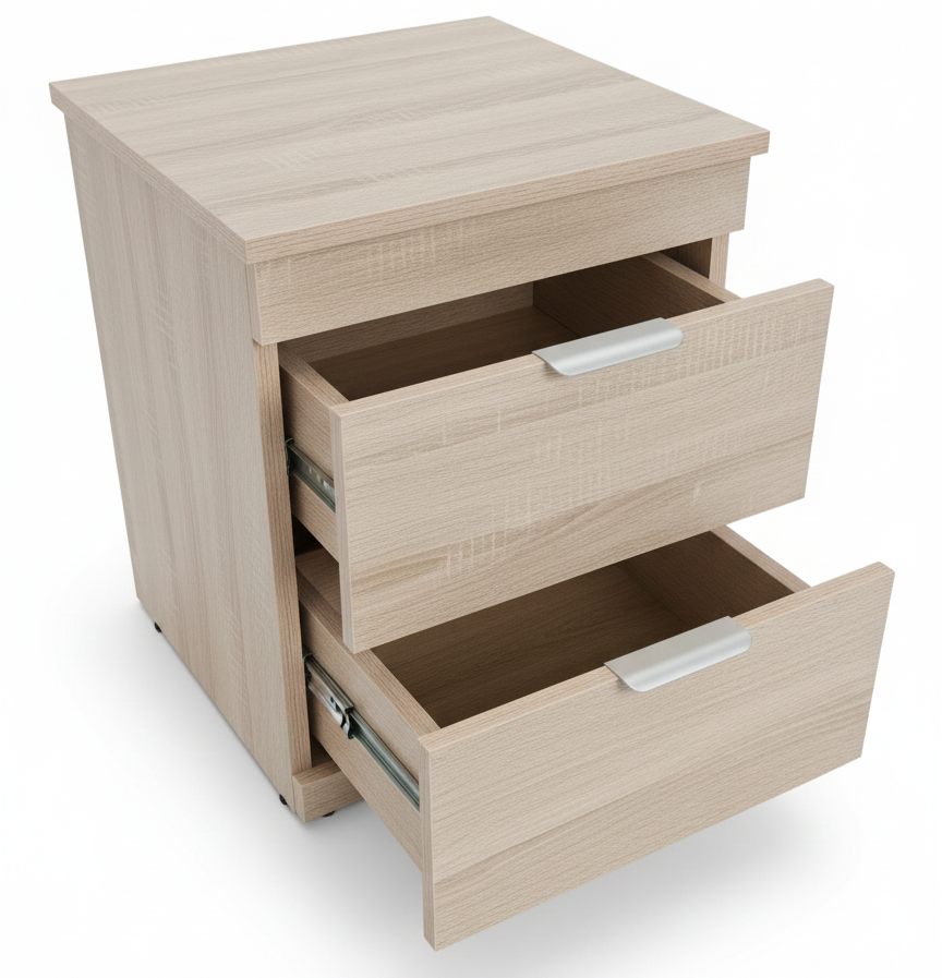 Le Chevet Secret - Table de Nuit avec Un COFFRE FORT 🔒