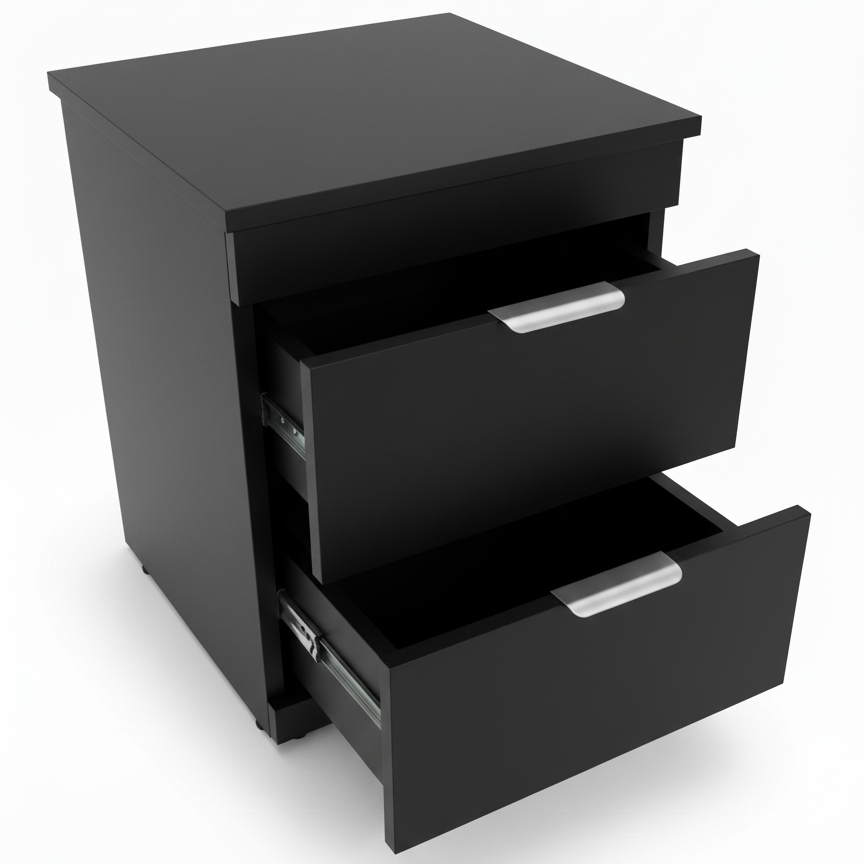 Le Chevet Secret - Table de Nuit avec Un COFFRE FORT 🔒